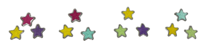 Parche de estrellas [Pack de 3]