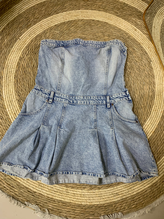 Vestido de jeans [L]
