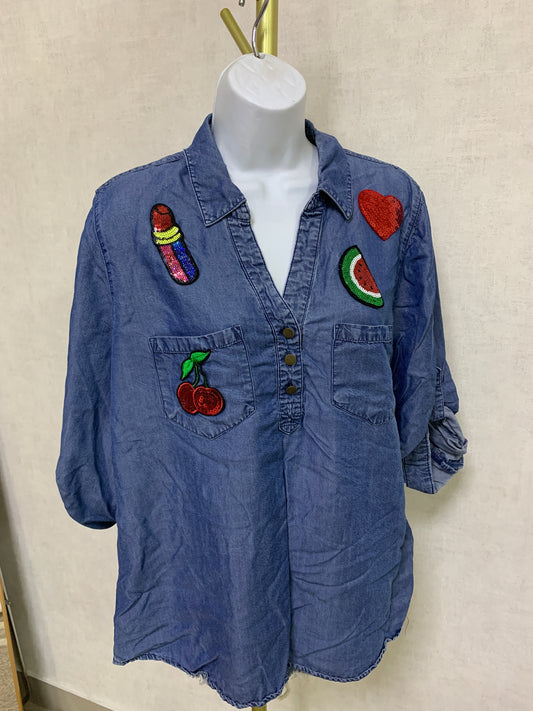 Camisa de Jeans [XL]