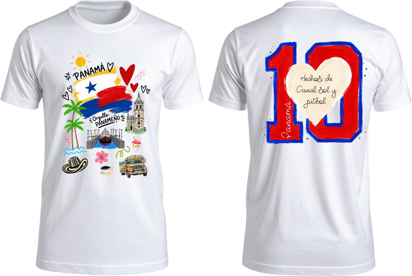 Orgullo Panameño❤️💙 [T-shirt]